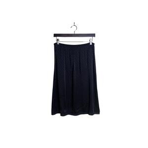 Maison Margiela SS17 Lace Trim Slip Skirt Black Size 42